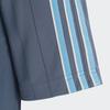 adidas Oryginalna koszulka polo z krótkim rękawem w drobne paski z nadrukiem logo Męskie topy Niebieska IU0199