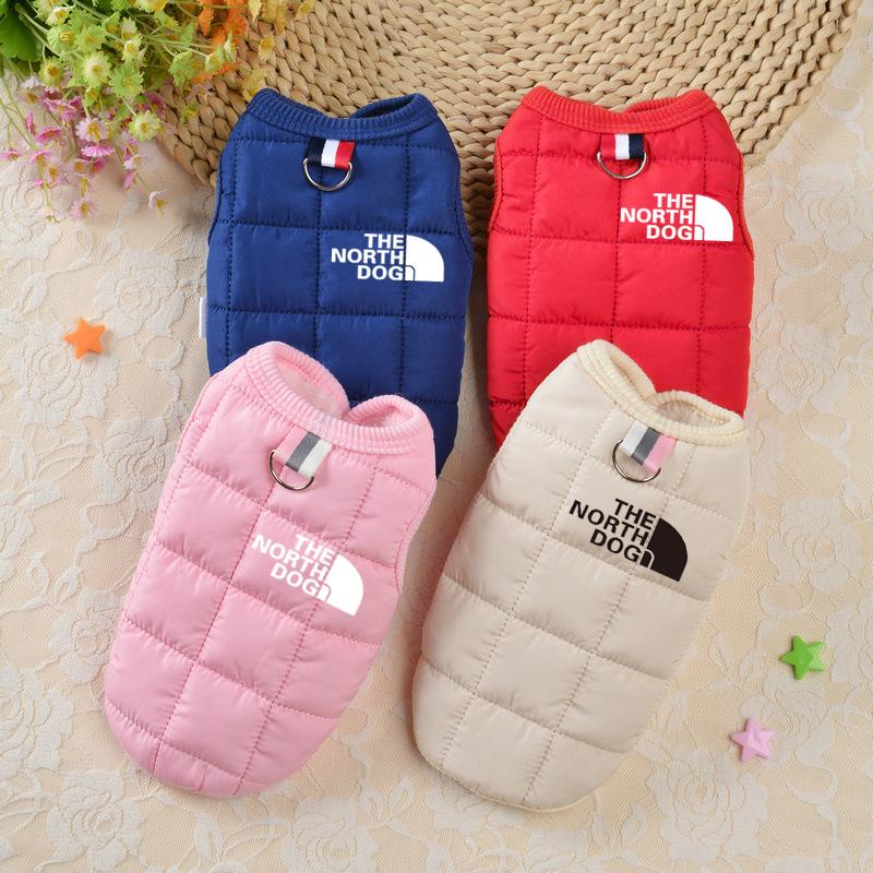 Pet Dogs Clothes Winter Cotton Vest Coats Plus Warm For Small Medium Dog Clothing Puppy French Bulldog Chihuahua Perro
