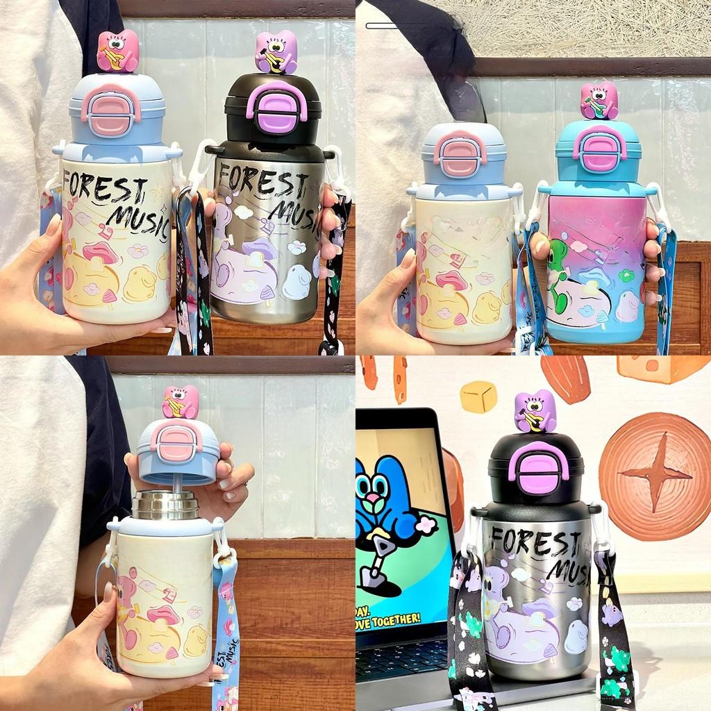 Childrens Insulated Water Bottle With Stainless Steel And Leakproof Lock