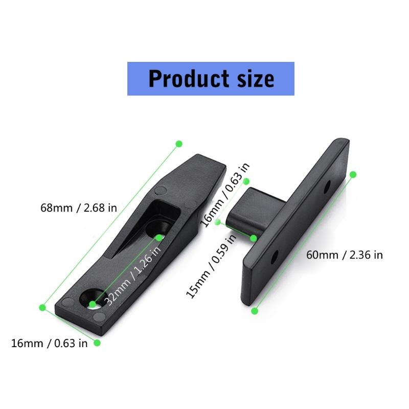 10Pcs Kitchen Cabinet Panel Plinth Fasteners Furniture Board Connector Hook On Push In Plinth Fasteners Easy To Install