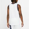 Nike Colorblock Buchstabenlogo Basketball Tanktop Herren Tops Weiß DA1042-100