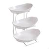Countertop Multi-Layer Fruit Basket with Metal Support for Candy and Nuts
