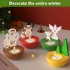 Weihnachten Silikonform Kerzenhalter Form Engel Weihnachtsbaum Schneemann Gipsform Harzguss Handwerk Handarbeit