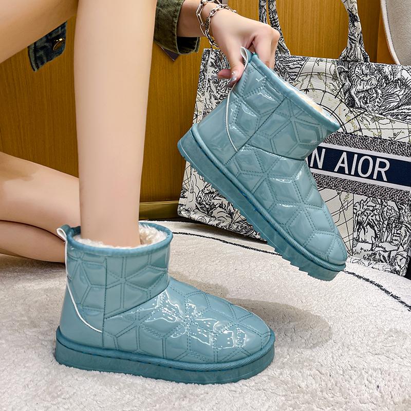Buy New Women Boots Thickening Plus Velvet Winter Fashion Warm Short