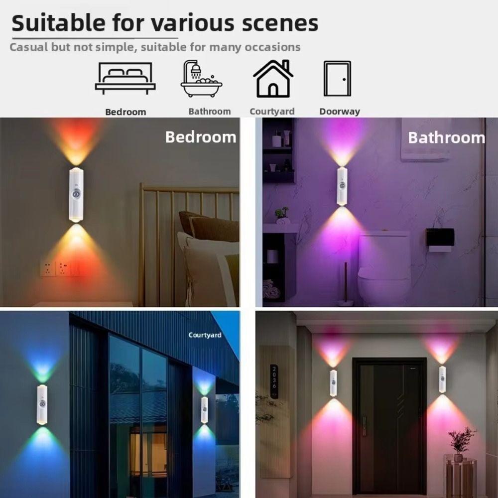 Energy Saving Wall Lamp Rechargeable Bedroom Night Light New Cabinet Decorative Light