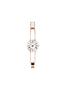 ARNE JACOBSEN ROMAN 53311-1621 34mm Watch, Nordic Design, Water Resistant (Quiet Design with No Second Hand), White Rose Gold with Bangle Strap