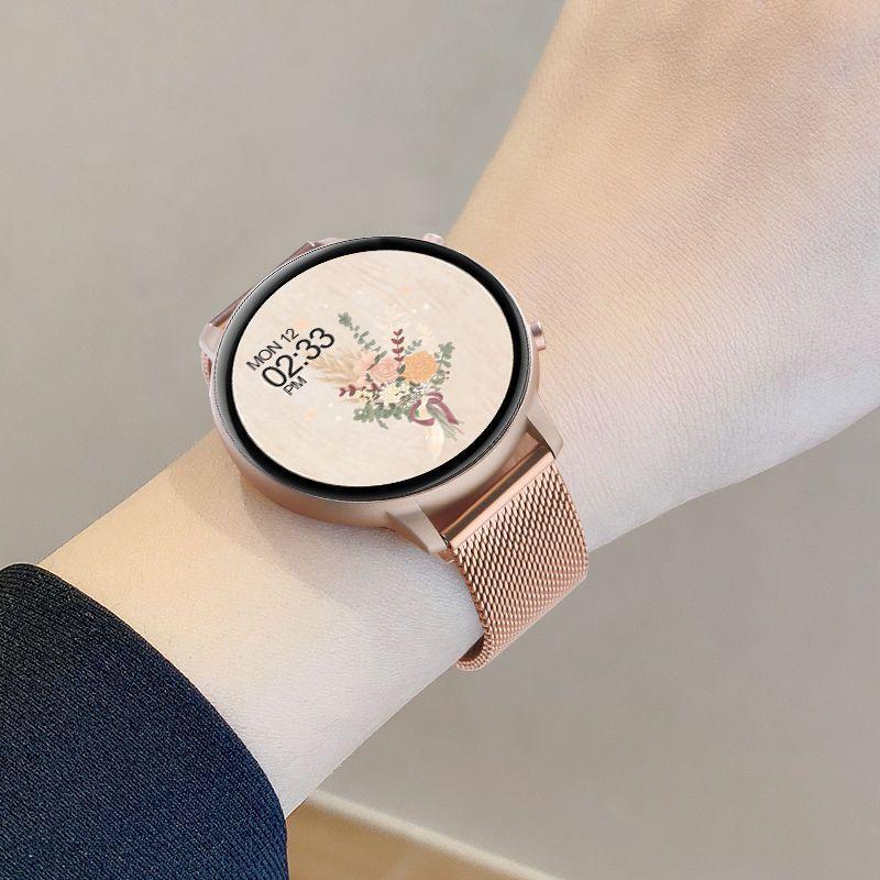 Multifunktionale Smartwatch für Damen: Telefon, Offline-Zahlung, Herzfrequenz, Blutdruck, Sport-Tracker, Silikon-Schrittzähler.