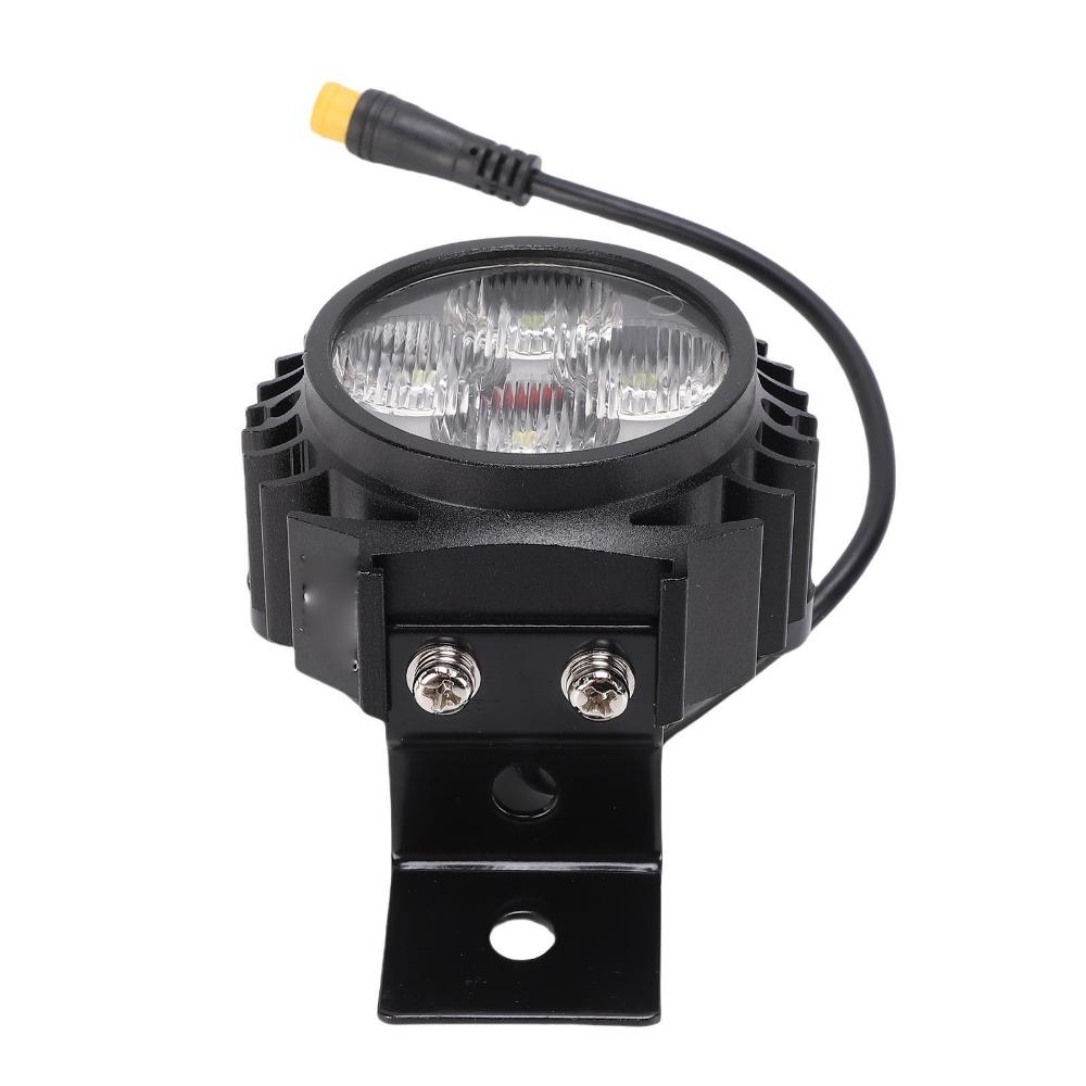 3 Pin Male Connector Electric Scooter Headlight for KukirinG2Pro/G2Max Outdoor Riding