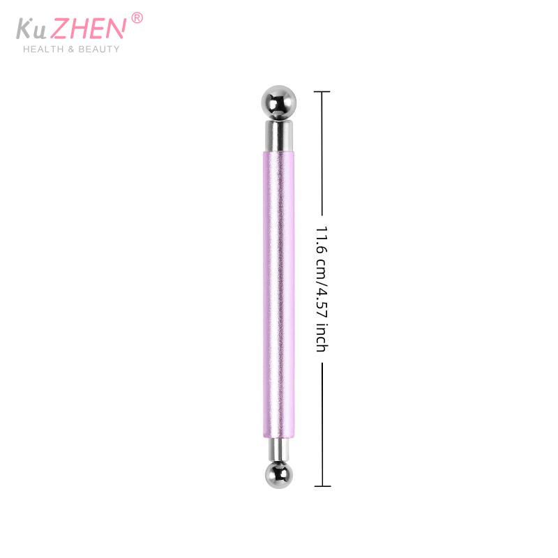 Double Headed Strong Magnetic Stick Cat Eye Magnet With 2 Steel Balls Nail Art Cylindrical For UV Gel Polish Manicure Pen Tools
