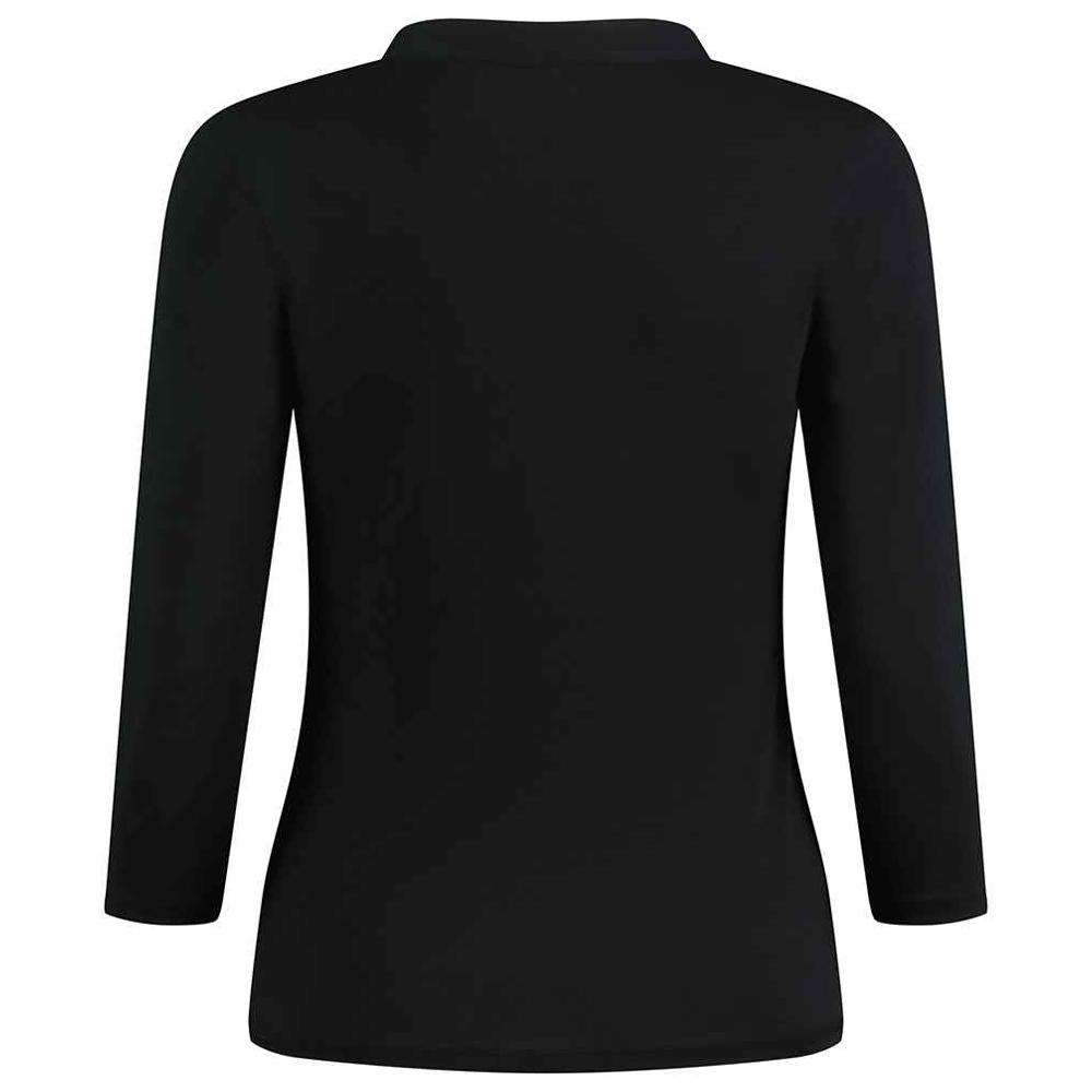 Kustom Kit Womens/Ladies Mandarin Collar 3/4 Sleeve Top