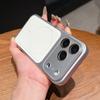 iPhone 17 Pro Max Lychee Grain Magnetic Case with Large Window