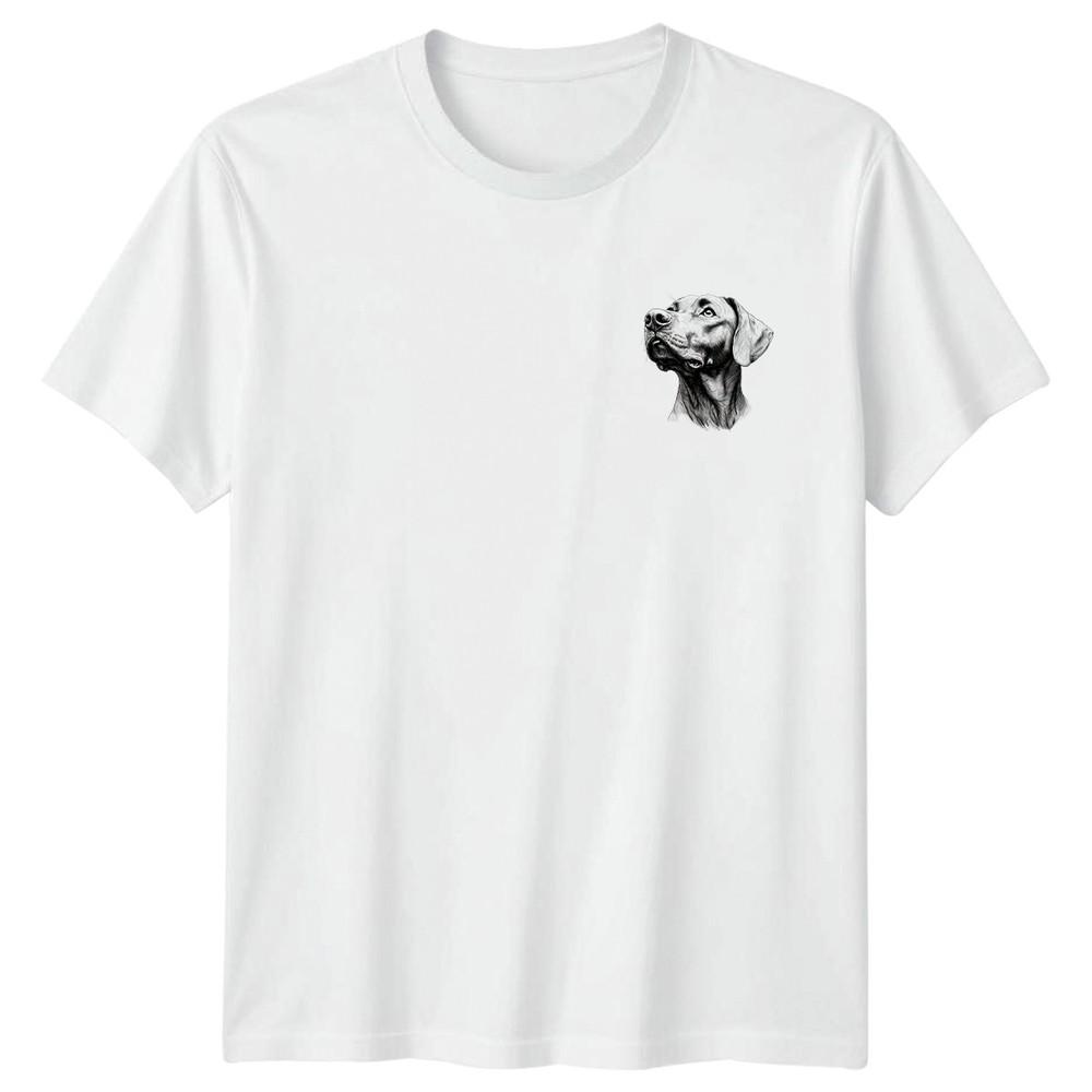 Dog Head Line Art Animals Dogs Unisexs TShirt Unisexs Tee Unisex Graphic S