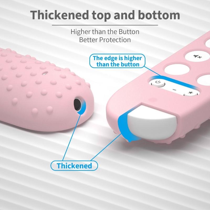 Silicone Protective Cover Case For TV Streamer 4K TV 2024 Remote Case NonSlip Skin Cover Protector Precise Cutout