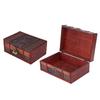 Classical Wooden Jewelry Storage Box Chest Case Holder Organizer with Lock