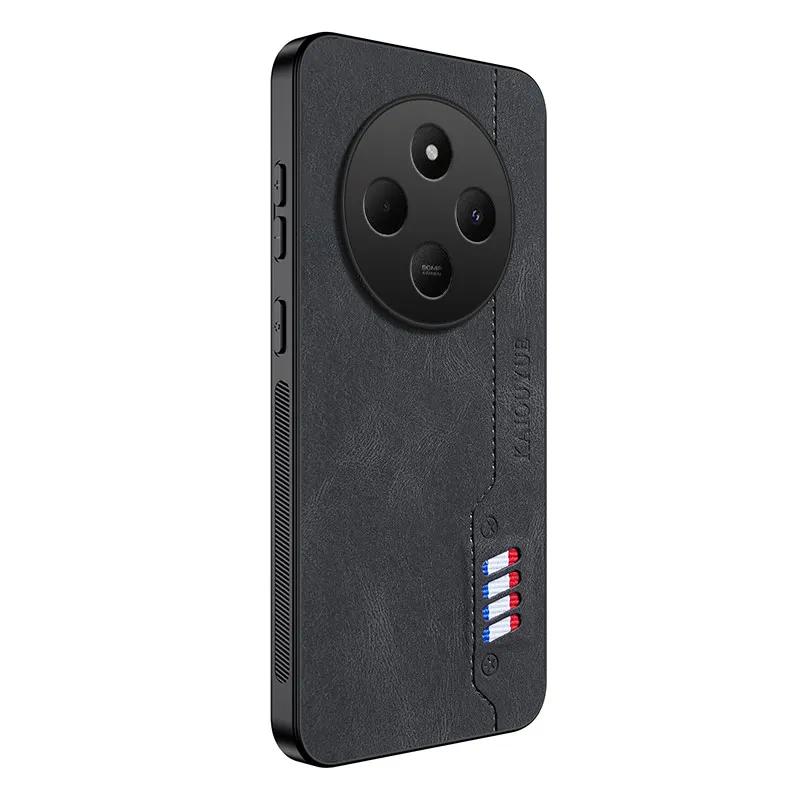 For Xiaomi POCO M7 5G Skin Feel Matte Leather Phone Case Soft Back Cover Funda For Xiaomi POCO M7 Protector