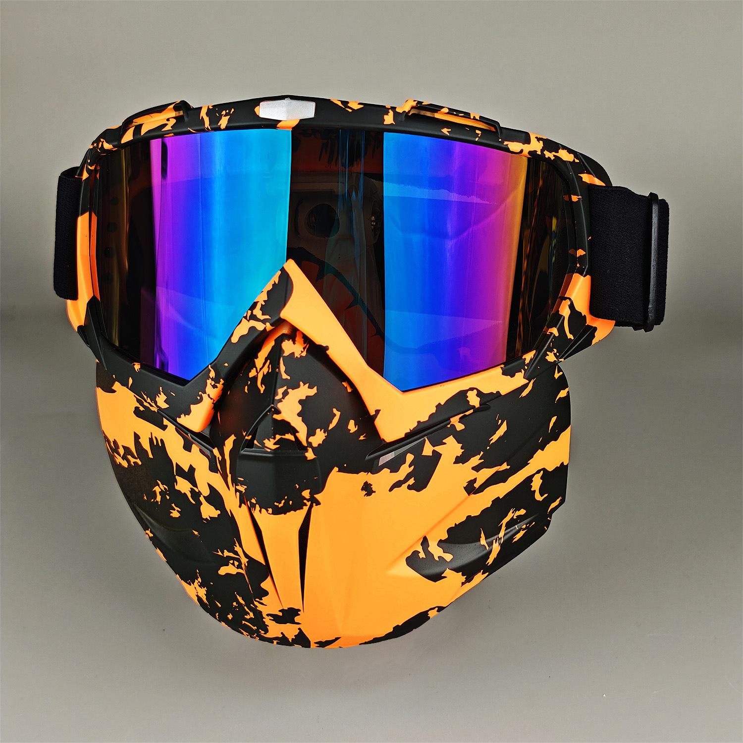 

Moto Snow Goggles Mask UV400 Outdoor Riding Men s Windproof Sand Goggles Helmet Mask Mask