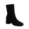 34-48 Herbst und Winter Hohe Absätze Stiefeletten Laufsteg Damenschuhe