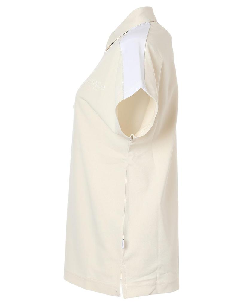 Golf Polo Shirt 2 [New Balance] Short-Sleeve (Stretchable & Ultra-Quick Drying) / Women's / 012-6168502 040_Beige [L]