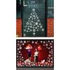 155pcs/9sheets Christmas Snowflake Window Decal Stickers Christmas Window Decorations Ornaments