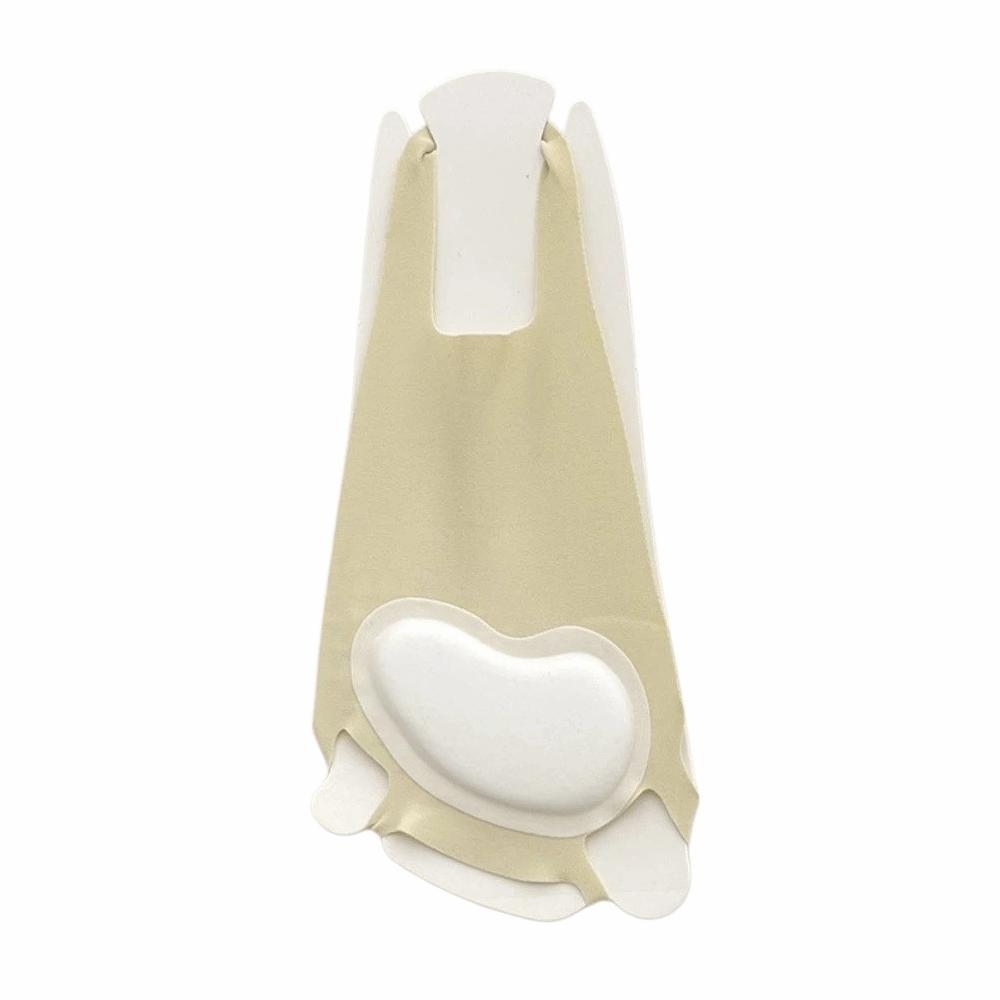 Invisible Low-cut Liners Socks Silicone Non-slip Ice Silk Two-toed Socks with Cushion Pad Ultrathin Suspender Half-Palm Socks