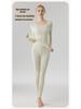 Women's Seamless Modal Thermal Underwear Set - Ultra-Thin, High Elasticity, Lightweight Warm German Velvet Base Layer for Autumn Winter.
