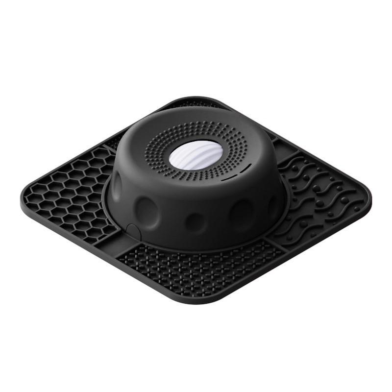 Large Capacity Silicone Slow Feeder Bowl With Suction Base Dogs Cats Non-Slip Anti-Splash Lick Mat