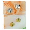 4PCS Earring Backs Ear Jewelry Replacement Earring Plugs Earrings Part Stainless Steel Texture Perfect for Daily Use