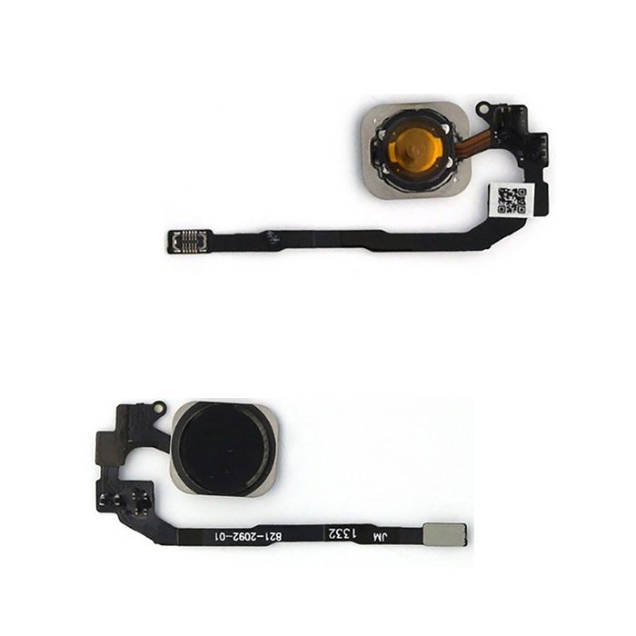 Bouton Home Noir Avec Nappe Pour Apple iPhone 5s A1453 A1457 A1518 A1528 A1530 A1533