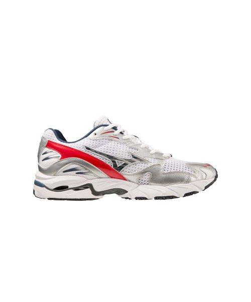 [Mizuno] Wave Rider 10 - White/Insignia Blue/High Risk Red D1GA210408 [Shipped from Korea] 100% Authentic