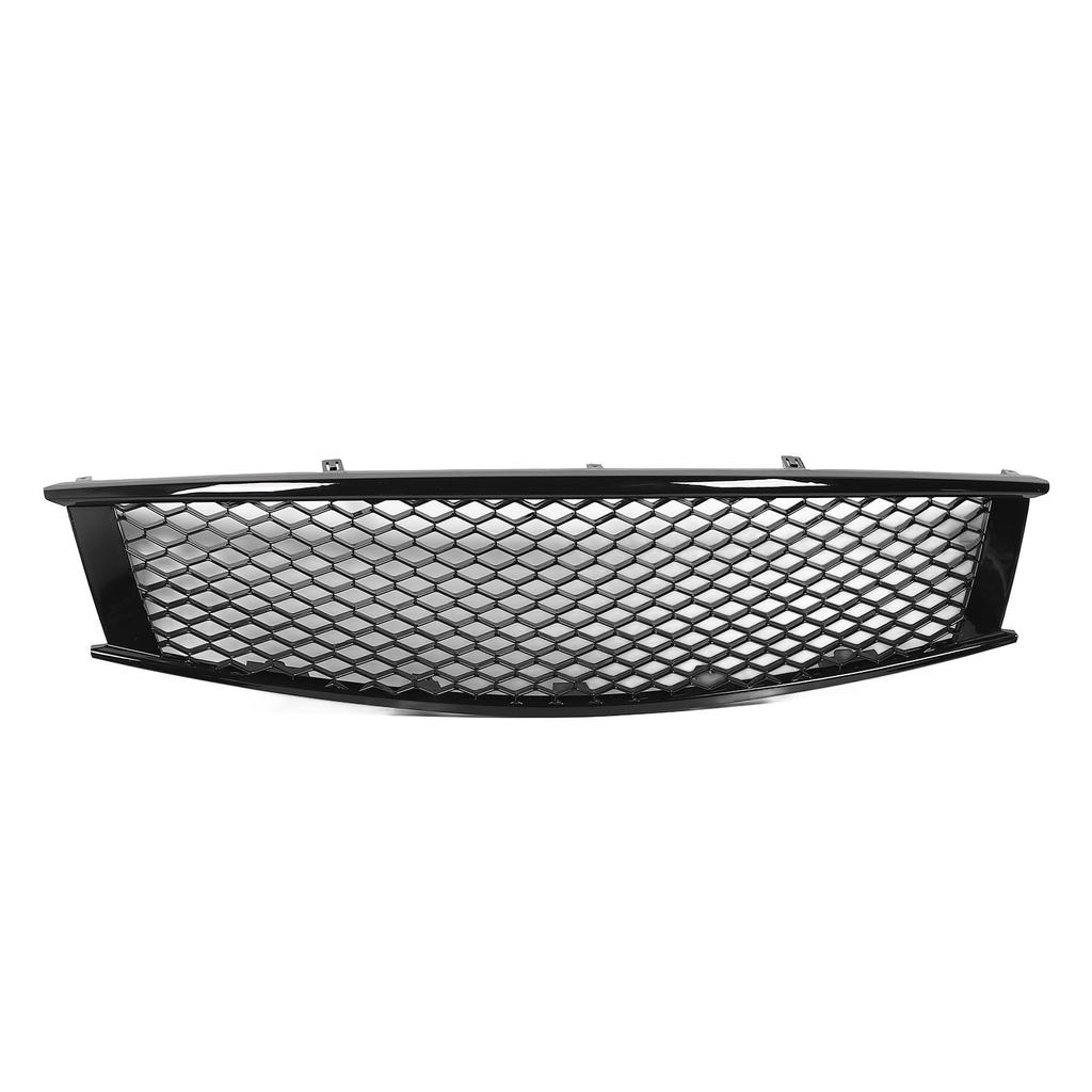 Gloss Black Mesh Front Bumper Grille Grills for G37 2 Door Coupe Convertible 2008 To 2013