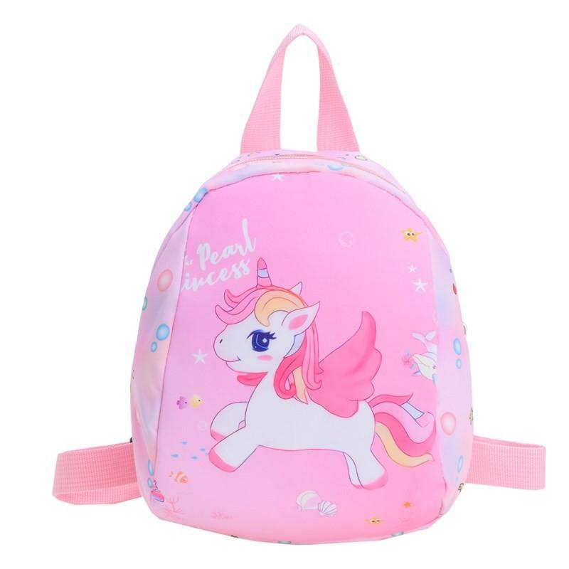 Adorable Pink Unicorn Print Children's Backpack Lightweight And Stylish For School Use