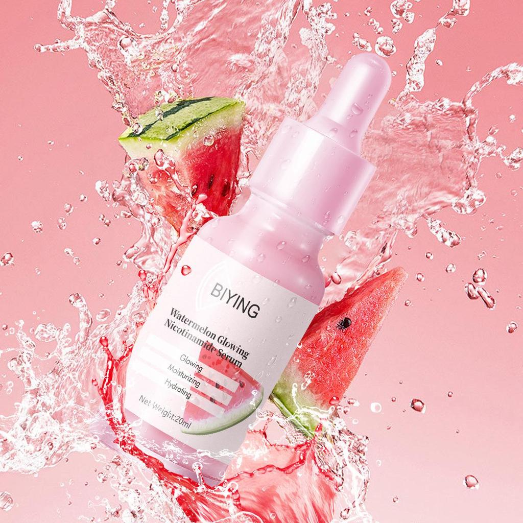 Watermelon nicotinamide essence, high-concentration nicotinamide brightening Facial Moisturizing essence.