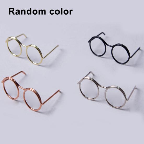 1 Set Süße Hamsterkostüme Mini-Prinzessinnenkleid Und Runde Metallbrille Eichhörnchen Verkleidungsoutfit für Kleine Haustiere Tägliche Kleidung Foto Requisiten