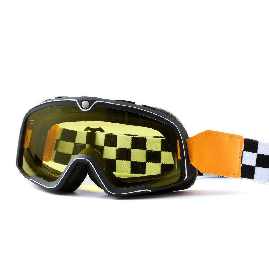 Popular Windproof & Sandproof Motorcycle Riding Goggles – Off-Road & Harley Helmet Compatible