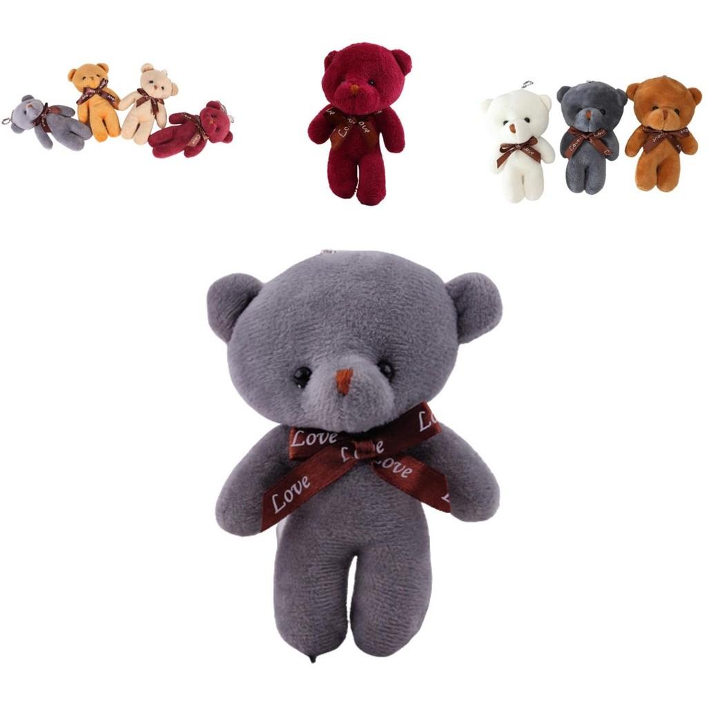Adorable Plush Teddy Bear Keychain Pendant For Girlfriend Or Kids