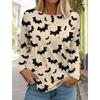 Fashion Women's T Shirt Tee 3D Print Floral Graphic Casual Holiday Fashion Long Sleeve T-shirt O-Neck Yellow Sweatshirt Pullover