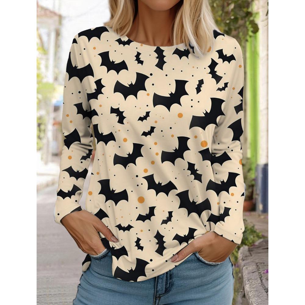 Fashion Women's T Shirt Tee 3D Print Floral Graphic Casual Holiday Fashion Long Sleeve T-shirt O-Neck Yellow Sweatshirt Pullover