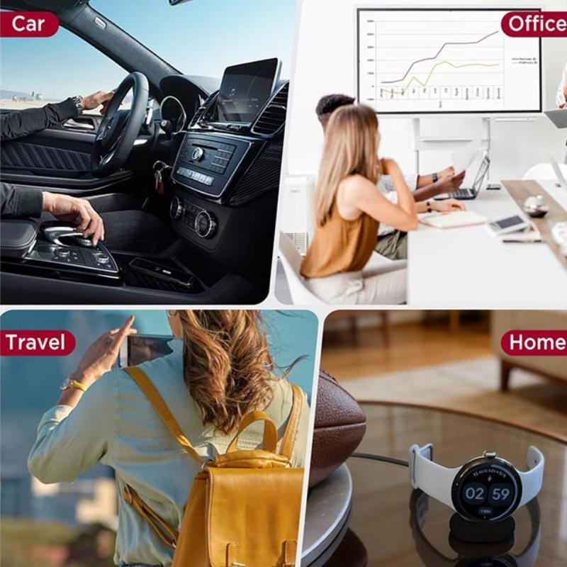 Suitable New For Google Pixel Watch 4 Magnetic Charging Dock Type-C Replace Charger Efficient Fast Charging Stable Adsorption