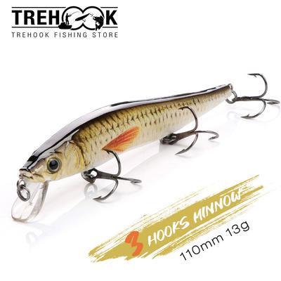 SPECIAL OFFER Three-Hooks 11cm 13g Big Crankbait Swim Wobblers For Bass Pike Trout Artificial Bait Minnow Fishing Lure