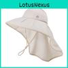 Outdoor Sun Hat With Wide Brim And Breathable Polyester Fabric For Summer Beach And Vacation