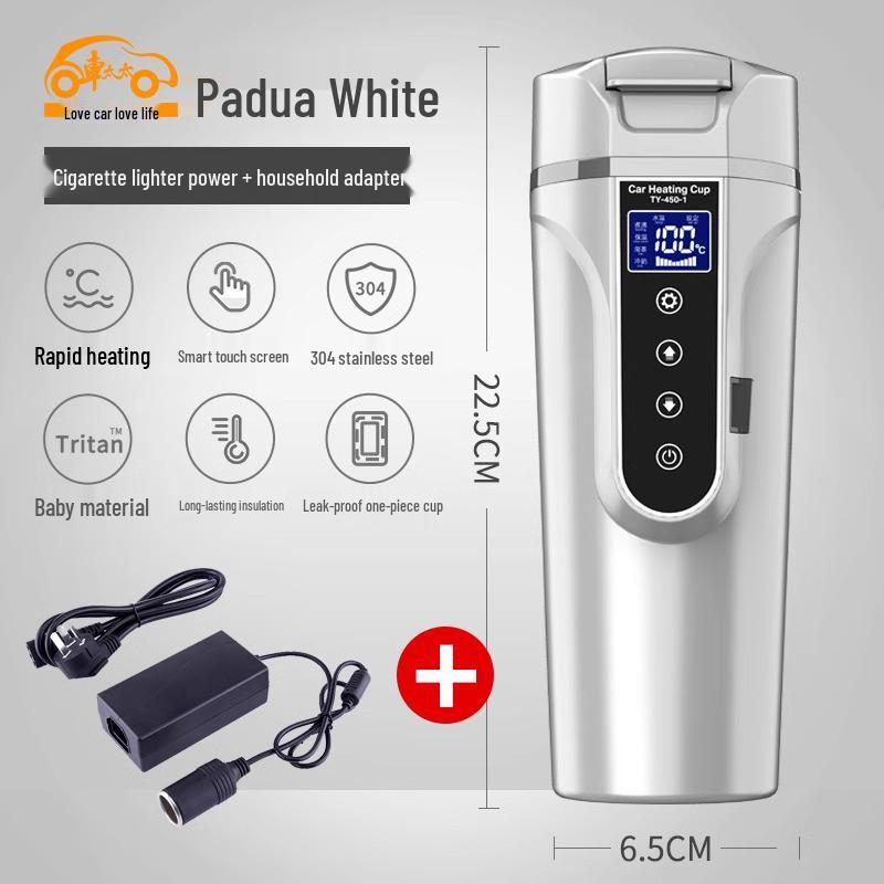 Electric Car Kettle & Water Heater (12V/24V), Universal Insulation for Vehicles