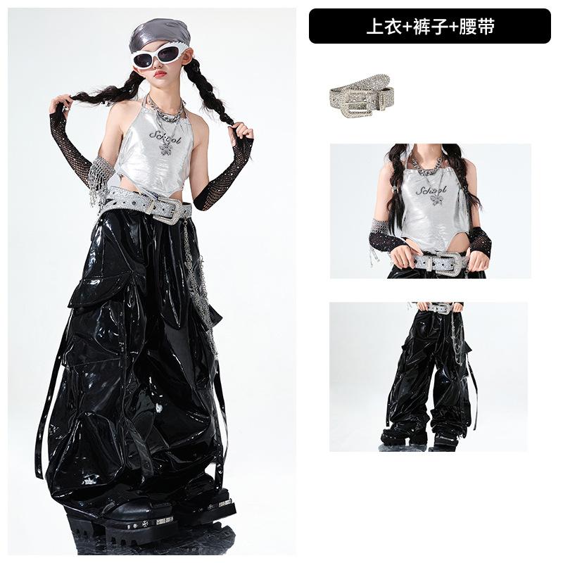Girls' Jazz Costumes Are Trendy And Trendy Girls' Jazz Less Children'S Costumes Catwalk Girl Group Street Dance Trendy Costumes