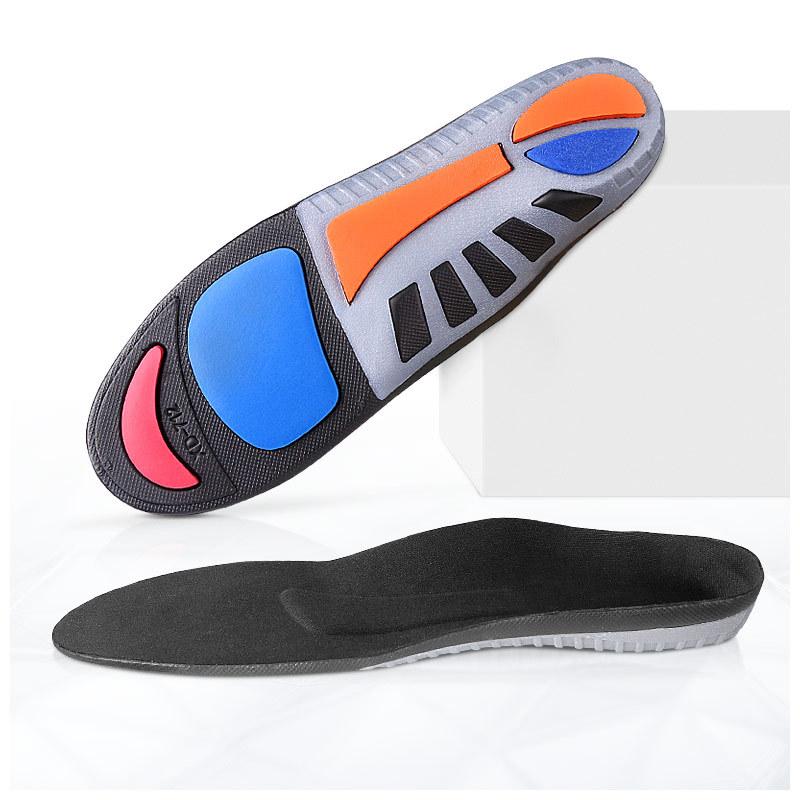 

High Elastic Shock Absorption Sports Full Pad Inner and Outer Figure XO Type Leg Arch Support Orthopedic Insole Manufacturer 43-44 чорний