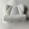 Butterfly Washable Polyester Bathtub Pillow with Suction Cups, Mesh Spa Bath Backrest for Hotel & Home Bathroom Relaxation