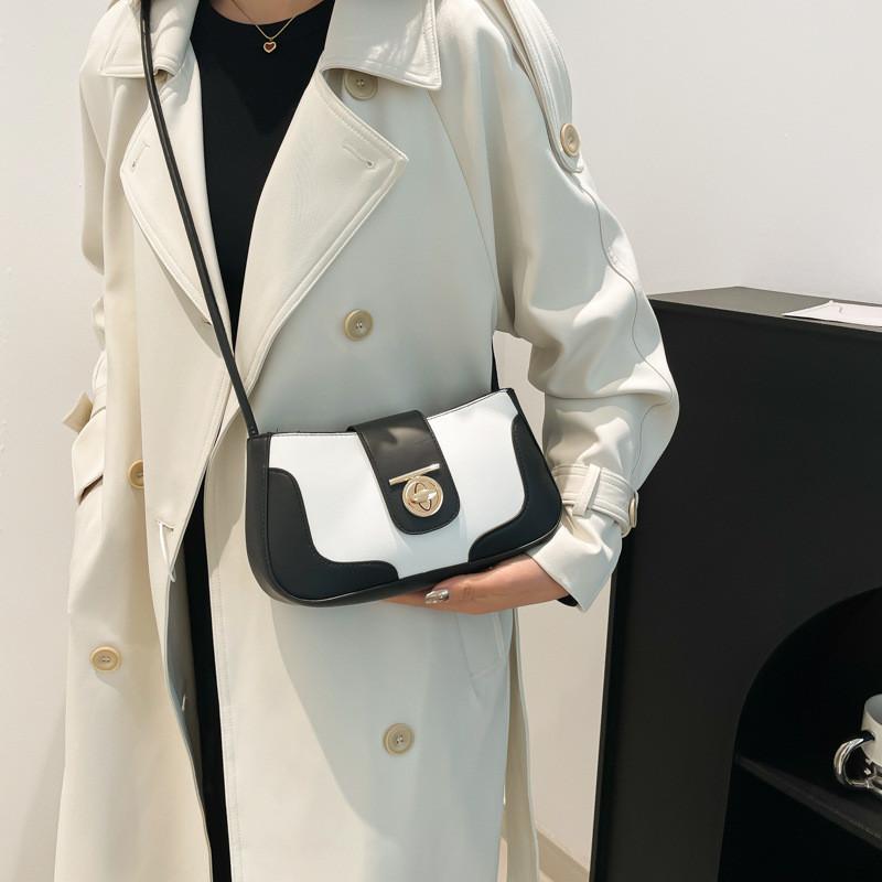 Urban Minimalist Elegant Small Square Purse In Black White Brown Or Khaki Women For