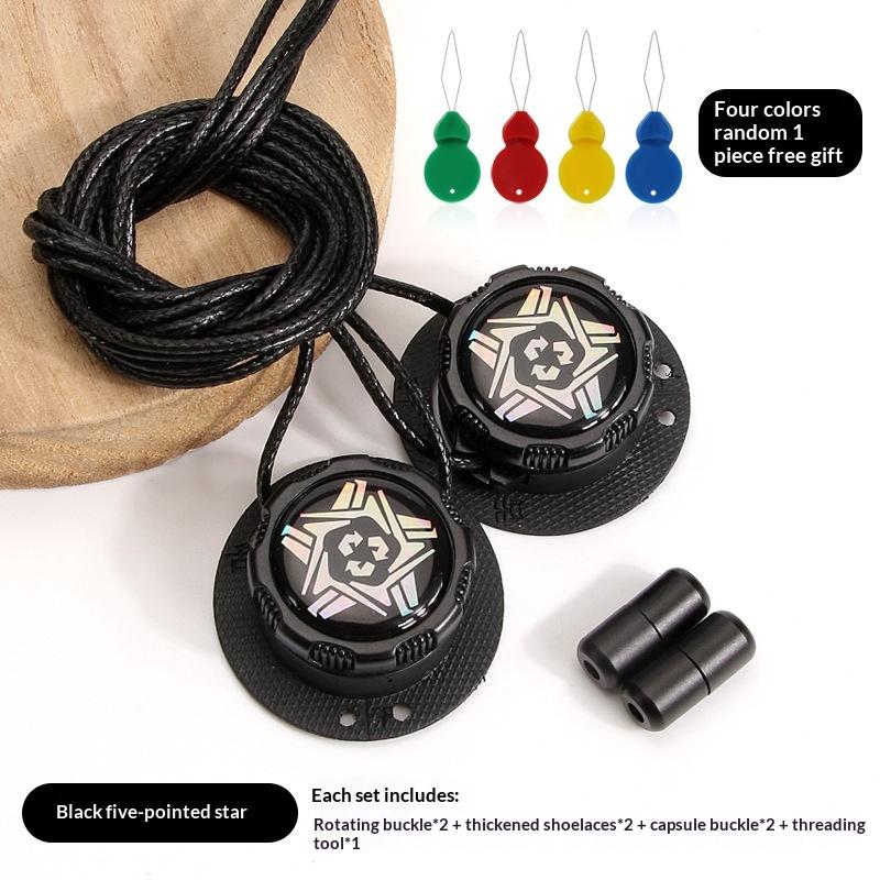 1/3 Sets Lace-Free Swivel Buckle Sports Shoe Laces For Men And Women Casual Lazy Shoes Lace Diy Accessories