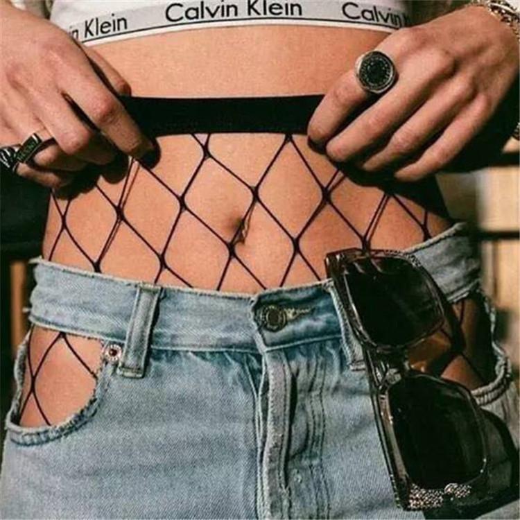 Women's Plus Size Sexy Fishnet Pantyhose - Breathable European & American Style Silk Stockings