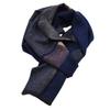 Double Sided Long Warm Men'S Winter Shawl Scarf Short Tassel Soft Warm Business Scarves For Men