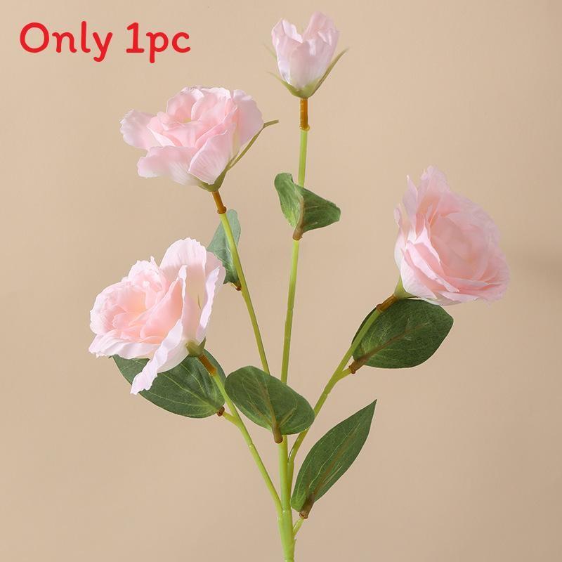 Luxury Silk Eustoma Floral Centerpiece For Wedding Decor Home Photography Styling