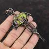 Copper Stichtite Pendant Copper Wire Wrapped Gemstone Pendant Handmade Jewelry Ethnic Style Pendant Gift For Women Wonderful Copper Jewelry